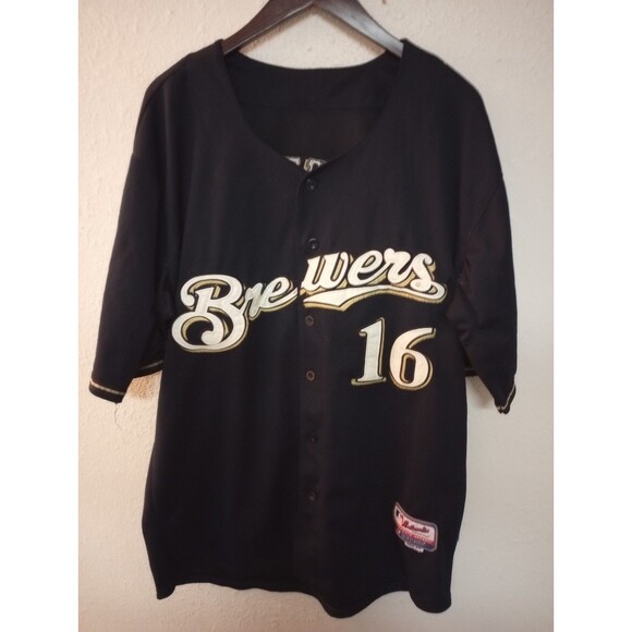 Majestic Authentic Milwaukee Brewers MLB Baseball #16 Ramirez Jersey Mens 54 - Picture 1 of 9